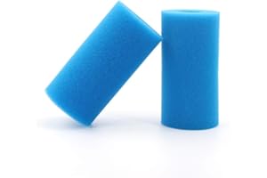 Kungfu Mall, Swimmingpool-Filter, wiederverwendbar, waschbar, Schaumstoff, Whirlpool-Filterkartusche für Typ A, 2 Stück