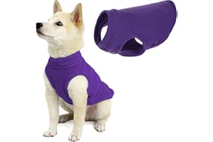 Gooby Dog Sweater Stretch Fleece Warm Jumper Fleece Dog Jacket Winter Dog Clothes for Small Dogs Large Dogs Boys or Girls Soft Super Stretchy Fleece Vest Dog Jumper