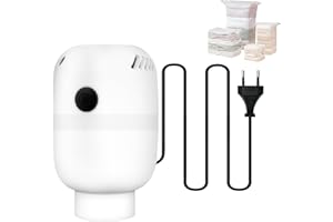 CKCLR Bomba Vacio Bolsas Ropa, Bomba de aire eléctrica de 220 V para bolsas de almacenamiento al vacío, Bomba de compresión de vacío Bomba de aire de succión 4500 Pa