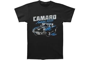 General Motors Men's Classic Camaro T-Shirt, Black