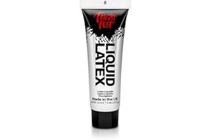 Liquid Latex by Fright Fest 12ml SFX Make up for Halloween, works with Fake Blood & Face Paint Special Effects Make up