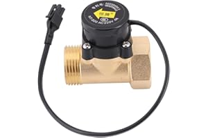 KAFUTY Interruptor magnético de flujo de agua AC220V 3A G1 Pulgada Hilo automático Bomba de agua Senor Interruptor Resistencia a altas temperaturas para Calentador de agua solar Bomba de refuerzo