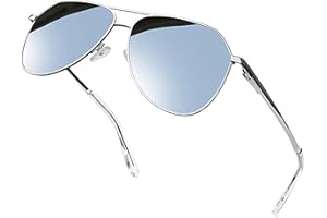 Joopin Occhiali da Sole da Uomo Donna Polarizzati Protezione UV400 Ultraleggeri Montatura Metallo Classico Vintage Goccia Pilota Occhiale da Sole