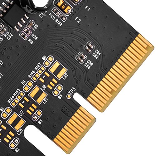 SilverStone SST-ECU04-E – PCI-E Erweiterungskarte, 1x intern USB 3.1 19-pin Anschluss, 10 Gbps, ReDriver ASIC chip, low-profile geeignet - 10