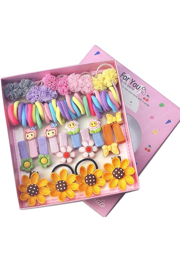 Toddler Hair Accessories 40 Pcs Baby Girls Hair Clips - Chiffon Flower Hair Bows For Infants & Toddlers Baby Hair Bows