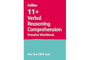 Collins 11+ Verbal reasoning comprehension practice workbook for the CEM test