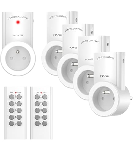 CHACON Set De 3 Prises On/Off Télécommande 3680 W - FR - Bricolage