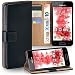 Produktbild Samsung Galaxy S2 Hülle Schwarz mit Karten-Fach [OneFlow 360° Book Klapp-Hülle] Handytasche Kunst-Leder Handyhülle für Samsung Galaxy S2 / S2 Plus SII Case Flip Cover Schutzhülle Tasche
