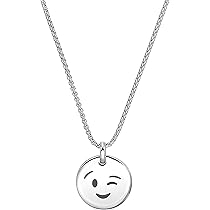 AA01543 Collier Pendentif à Breloque Hip Hop Bonne Chance Bijoux En Acier Inoxyd