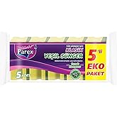 Parex Klasik Yeşil S&uuml;nger Oluklu 5'li