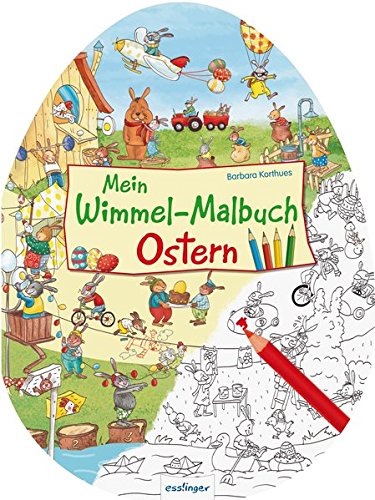 Mein Wimmel-Malbuch - Ostern