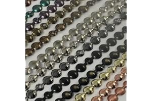 FENGSHENG-SHOP 5 Meters 9.5mm Upholstery Tacks Strips with 100 Loosing Tacks, Bronze Decorative Nail Strips for Sofa Bed Trims Tapes Garden Chair Tacks (Bronze)