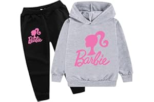 NAISISI Printed sports princess hoodie and pants 2 pieces/set suitable for girls aged 2-13 in pants and sportswear