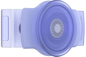 PopSockets Estiramiento Deslizante con Bordes Cuadrados: Agarre y Soporte para teléfonos y Fundas, Quitar y reposicionar, Parte Superior Intercambiable, Color Periwinkle Profundo