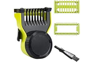 ‎TUNYINSH 14-in-1 Trimmaufsätzen Aufsätze für Hybrid Elektrotrimmer QP2510 QP2520 QP2620 QP2630, längenverstellbarer Kammaufsatz Aufsätze für O Blade Rasierer (0,4mm–10 mm)