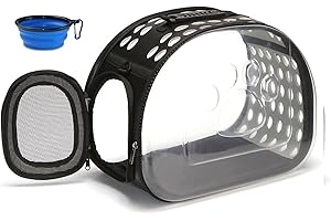 HUI JIN Pet Carrier Bag Portable Cat Carrier Bag Airline Approved Pet Travel Folding Dog Cat Puppy Travel Transport Bag Small Animals Carrier Bag Gray