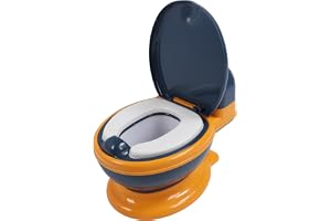 Toddler Transition Potty Trainer, Real Feel Potty med Våtservetter Förvaring för Småbarn