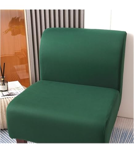 Coprisedia Elastico Senza Braccioli 1 Posto – Fodera Divano Antiscivolo, Traspirante, Perfetta Per Animali E Bambini (Plaid Marina)