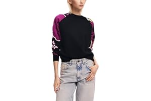 Desigual Jersey de Punto Plano para Mujer Sudadera Mujer