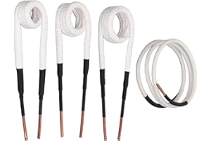 Uadme Bobines d'Induction, 4 Pcs Chauffe Ecrou par Induction, Kit de Bobine de Chauffage à Induction, 3.0mm pour Le Retrait des Écrous et des Boulons