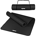 ALPIDEX Yogamatte Extra Dick 1,5cm Gymnastikmatte 3 Größen Rutschfest Phthalatfrei Fitness Matte Tragegurt Turnen Pilates Spo