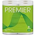 Premier Strong & Hygienic Kitchen Towels, 2-Ply Paper Rolls, Ultra-Absorbent & Durable, Perfect for Spills & Cleaning, Soft & Safe for Daily Use, Pack of 4 Rolls, Ideal for Home & Kitchen Tasks