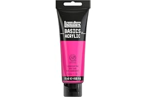 Liquitex Acrylique Basics Tube 118 ml Rose Fluo