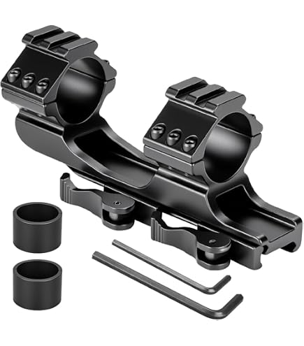 Anelli Porta Ottica TRIROCK See-Through 30mm Per Rotaia Picatinny 21mm | Supporto Per Mirino Da Caccia In Alluminio 6061-T6