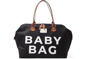 Fume London Sac Pour bébé, Sac bebe maternity, Sac de Voyage, Baby Bag, Stylish Functional Waterproof Nappy Changing Mom Bags for Travel and Maternity Large Baby Diaper Bag
