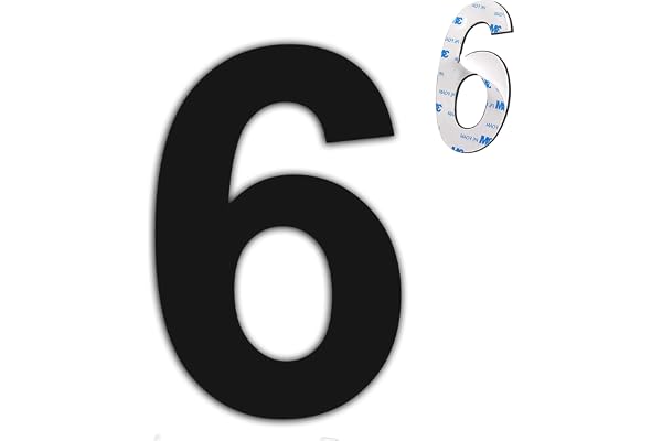 nanlyiau 3in/75mm numéro maison noir muméro de maison numéro maison adhésif fait de solides inoxydable SUS304(paste bl 3in6/9)