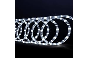 FEERIC LIGHTS & CHRISTMAS - Tube électrique extérieur 10m 180 led blanc froid