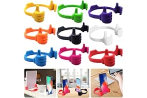 Leonshco Lot de 9 supports de téléphone portable pour le pouce haut, support de téléphone portable, support universel, portable, réglable, pour tablette