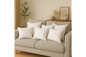 cuscini fiber Set 6 imbottiture Cuscini bianchi 40 x 40 cm morbida made in Italy divano letto