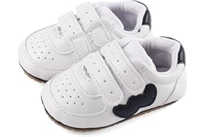 Cheerful Mario Scarpine Primi Passi Scarpe Prima Infanzia 3-18 Mesi Scarpe Neonato Neonata Pelle Morbida da PU Suola Antiscivolo