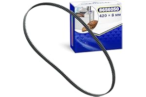 Cinghia Dentata per Macchina per il Pane 420 x 8 mm con Codice Originale 8656050 per Unold Backmeister - Garanzia di 10 Anni - MONTERAL