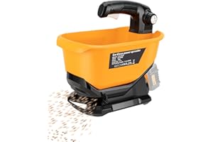 Adisipsoarin Seed Spreader for Dewalt 18v Battery,Handheld Fertilizer Spreader for Lawns,Available Year-Round,Grass Seeds,Fertilizer,Rock Salt and Ice Melt(Battery Not Included)