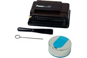 Powermatic 19466 Mini Noir Brown Plus Taschenaschenbecher schwarz-Handstopfmaschine, Kunststoff, M