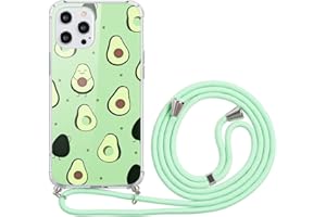 ZhuoFan Funda con Cuerda para Motorola Moto G9 Play / E7 Plus Funda Transparente Suave Marco de TPU + Respaldos de PC Rígidos Dibujos Carcasa con Colgante Cordón Colgar Correa de Cuello Ajustable 63in