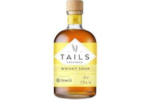 TAILS Cocktails Cóctel Whisky Sour, Cóctel con Whisky Listo para tomar, 14,9% ABV, 50cl / 500ml