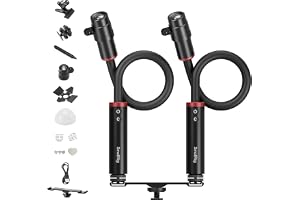 SMALLRIG RM 03 Macro Photography LED Light - 2 Pack, Adjustable Beam Angle, 5 Colors CRI95 TLCI92, Bendy Light with Cold Shoe