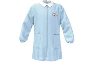 SIGGI HAPPY SCHOOL Grembiule Asilo Bambino SIGGI 33GR3902 Drago Arancio Zip