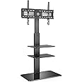 FITUEYES TV Ständer TV Bodenständer Fernseher Stand für 32 bis 65 Zoll Drehbar Höhenverstellbar Max.VESA 400x600 TT307001MB