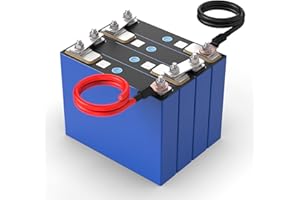 HXRFOAK 12V 50AH (3.2V*4 Pack) LiFePO4 Deep Cycle Battery Cells with Iron Phosphate, Class A Replacement Automotive Lithium Motorcycle Batteries, Perfect for Boat, Marine, Golf Cart, RV