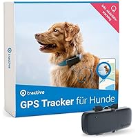 Tractive GPS Tracker für Hunde, unlimitierte Reichweite, Aktivitätstracking, wasserfest, Hundeortung, Modell 2019…