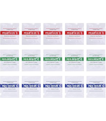 Polvere Calibrazione ORP 256mV - Per Tester PH E Redox, Confezione Da 3, Alta Precisione - Foto 5