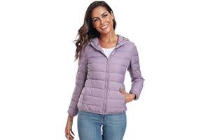 Teemie Mujer Chaqueta Plumas Ligero Abrigo Plumiferos Con Capucha Plumon Jacket Ultraligero Puffer Acolchada Cazadora Ligera Señora Chaquetas Invierno De Montaña