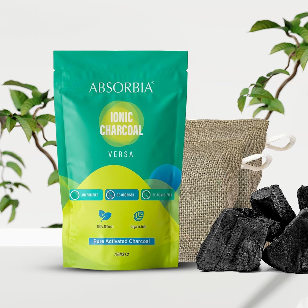 Absorbia Deodoriser and Dehumidifier For Room 75g X 2 |Good Air Purifier For Car | Fridge Deodoriser | Air Purifier For Home|