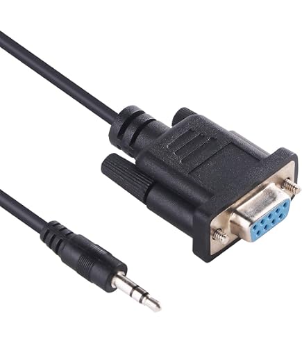 Câble Convertisseur DB9 Femelle Vers Jack Stéréo 2.5 Mm – Adaptateur RS232 Pour Appareils Série Et Audio
