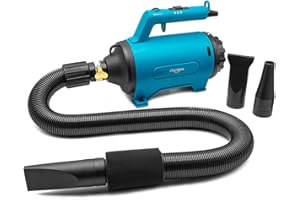 shernbao Sèche-Cheveux Séchoir Animaux Pulseur Professionnel à Haute Vitesse pour Chien 3.8 HP