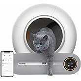 Haustier MSP01 Akıllı Otomatik Kedi Tuvaleti, Uzaktan Kontrol, 65lt Hazne, 9lt &Ccedil;&ouml;p haznesi-İyonizer K&ouml;t&uuml; Koku Giderici, Ağırl